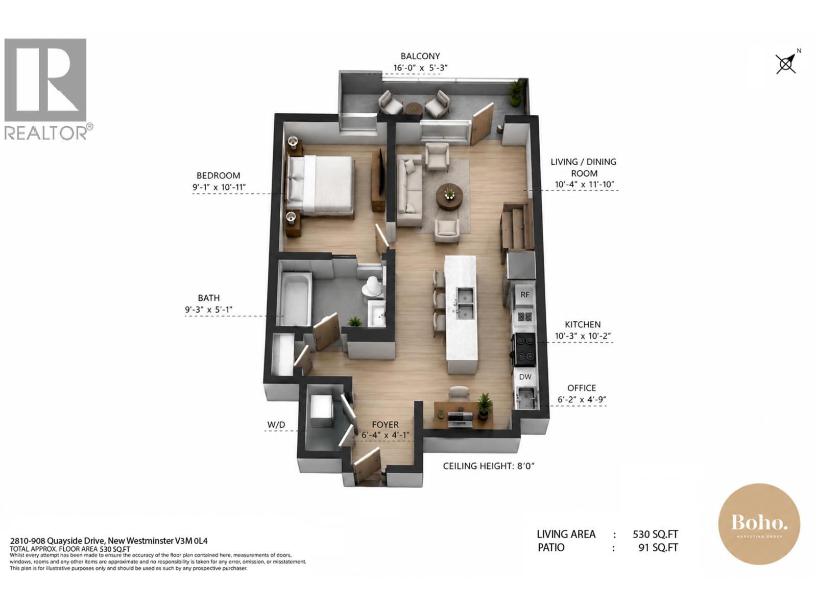 2810 908 Quayside Drive Property Photo 6