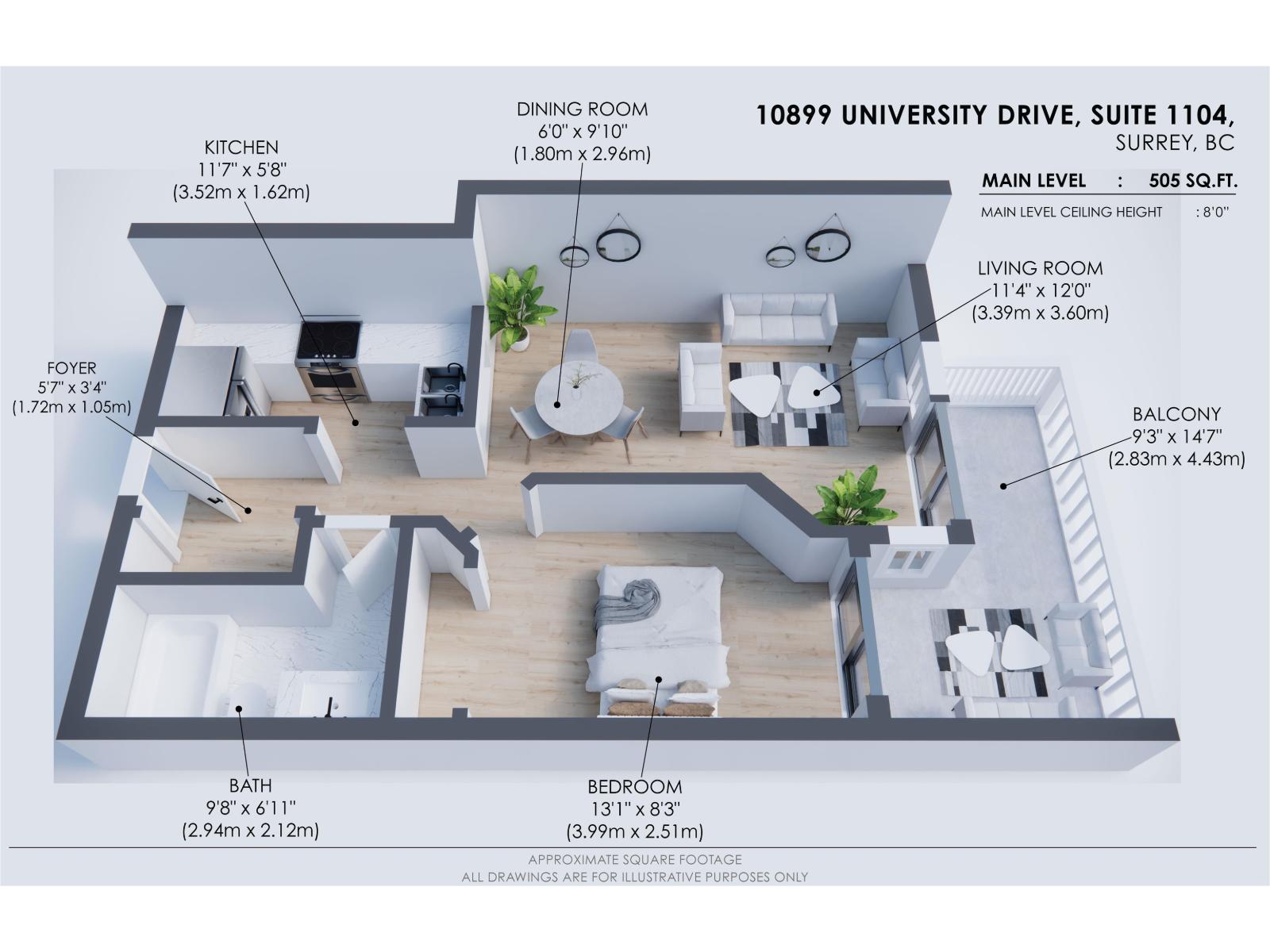 1104 10899 University Drive Property Photo 23