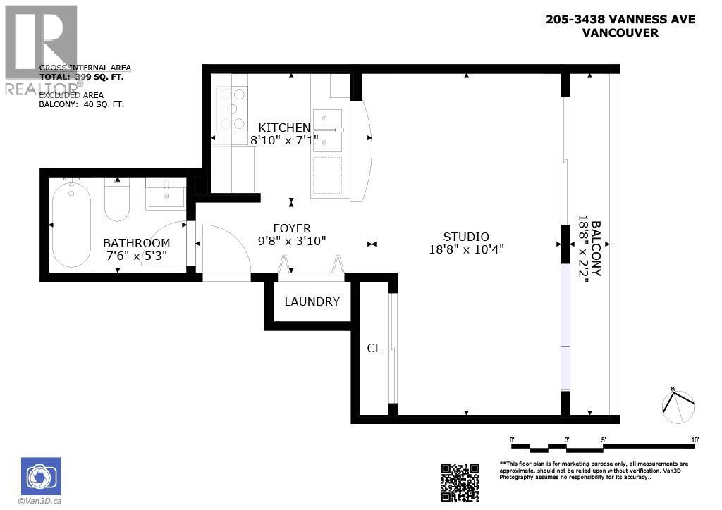 205 3438 Vanness Avenue Property Photo 15