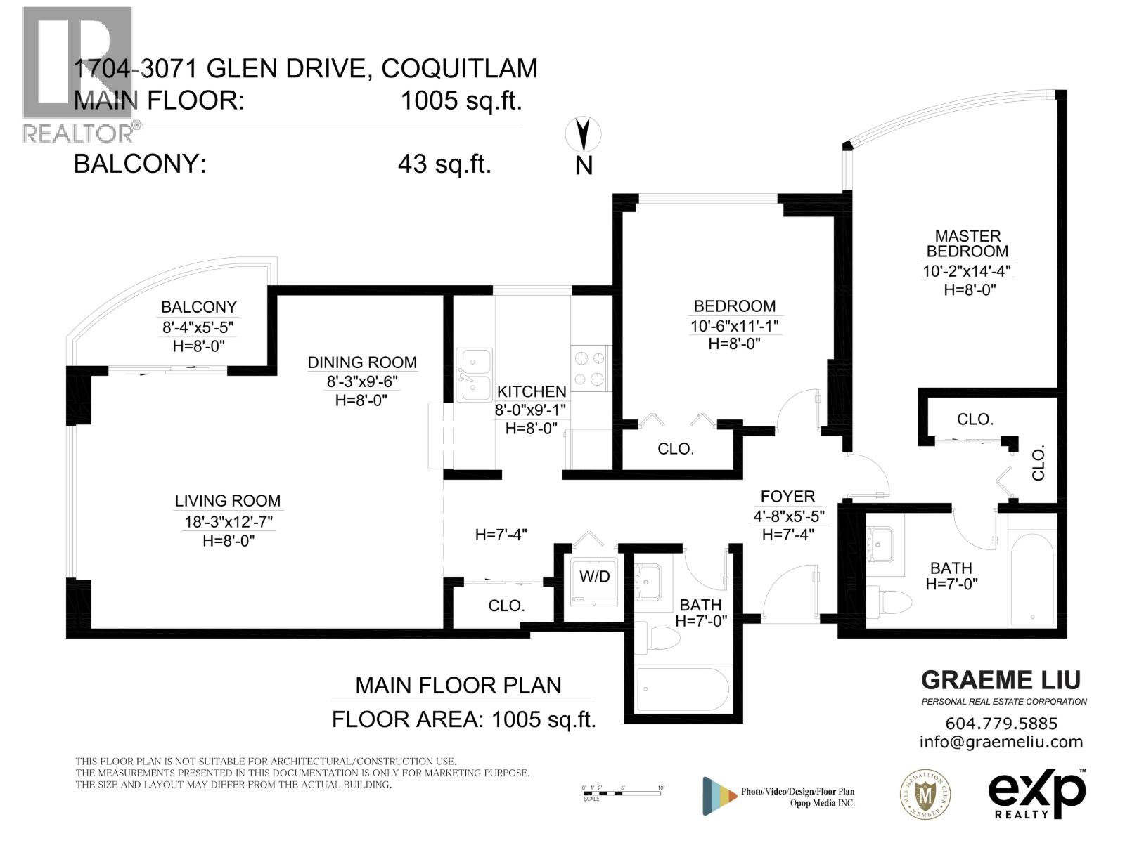 1704 3071 Glen Drive Property Photo 19