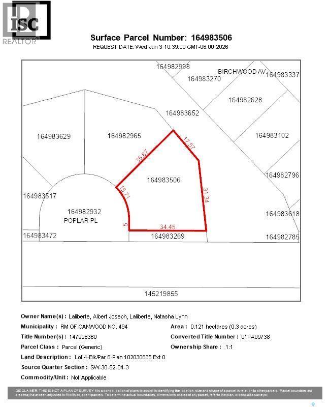 Lot 4, Block 6 Poplar Place Property Photo 1