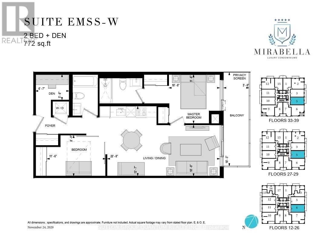 1206 - 1928 Lake Shore Boulevard W Property Photo 1