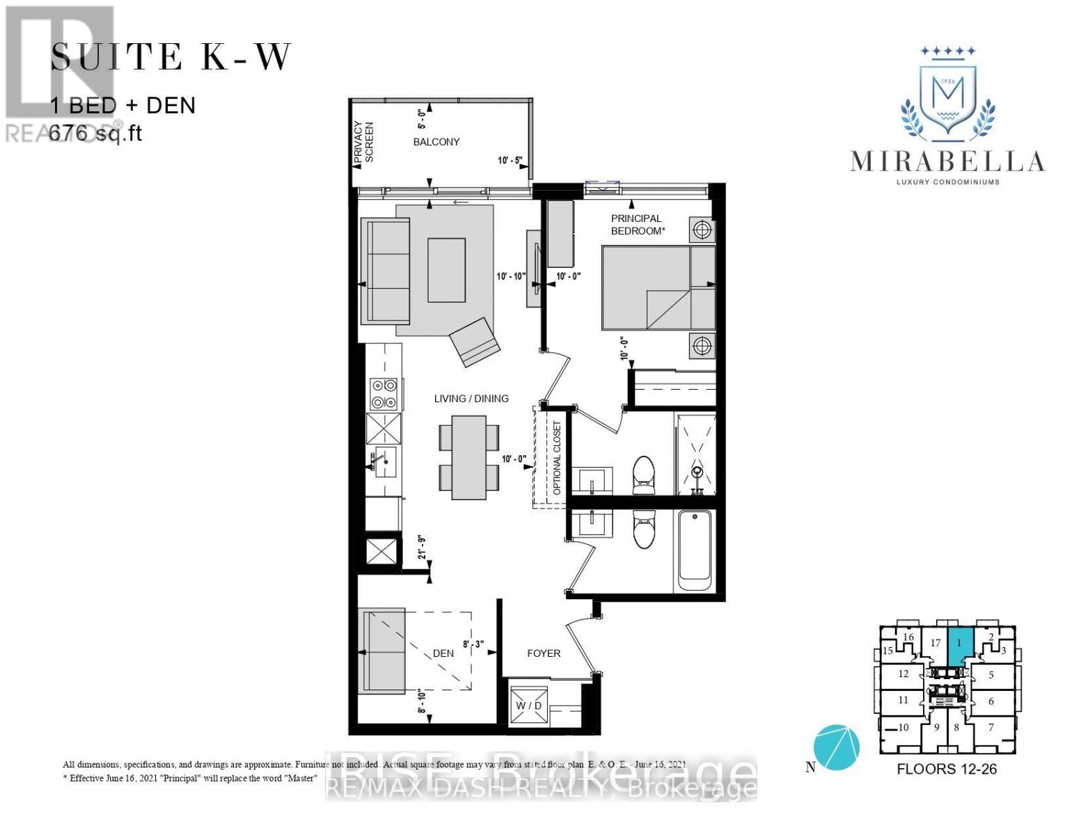 2601 - 1928 Lake Shore Boulevard W Property Photo 2