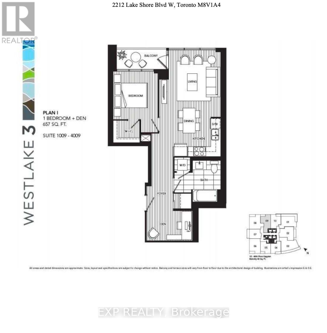 2509 - 2212 Lake Shore Boulevard W Property Photo 28