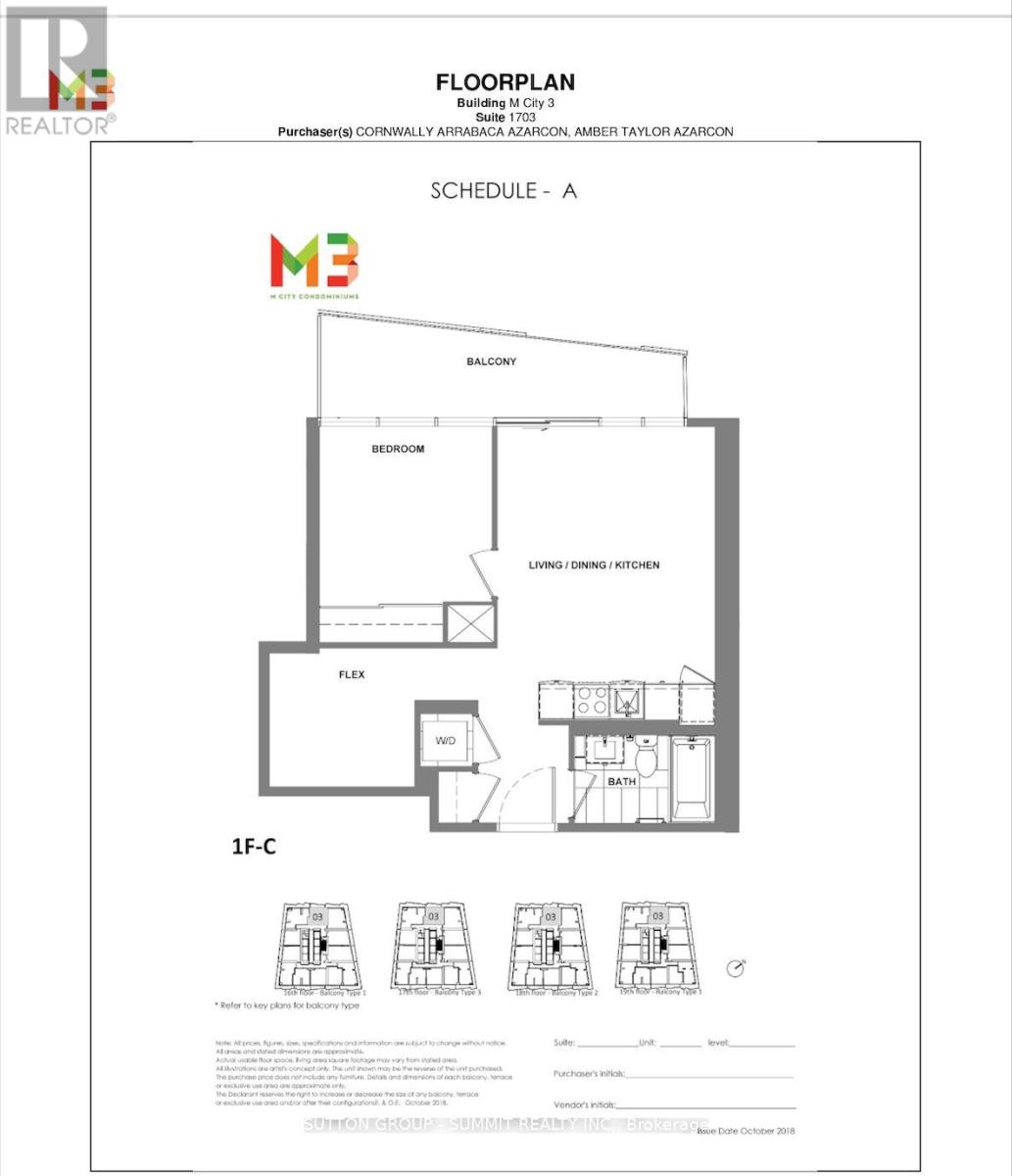 1703 - 448 Burnhamthorpe Road W Property Photo 19