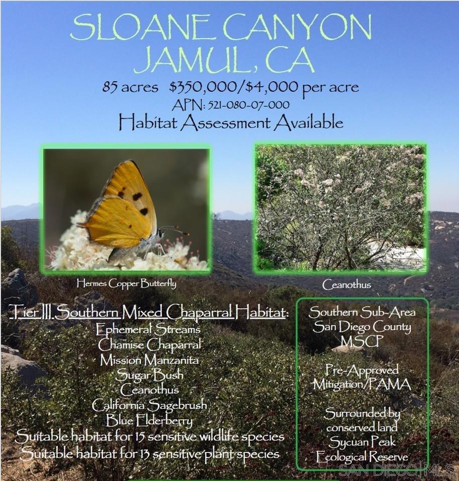 0 Sloane Canyon Rd Property Photo 1