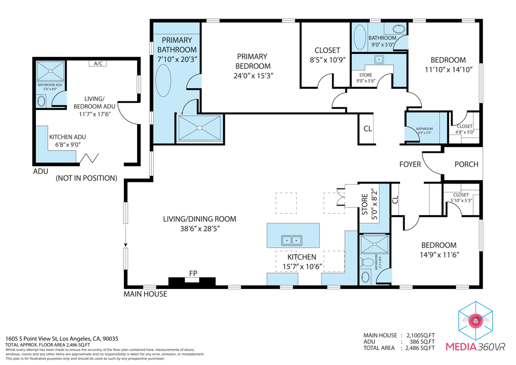 1605 S Point View Street Property Photo