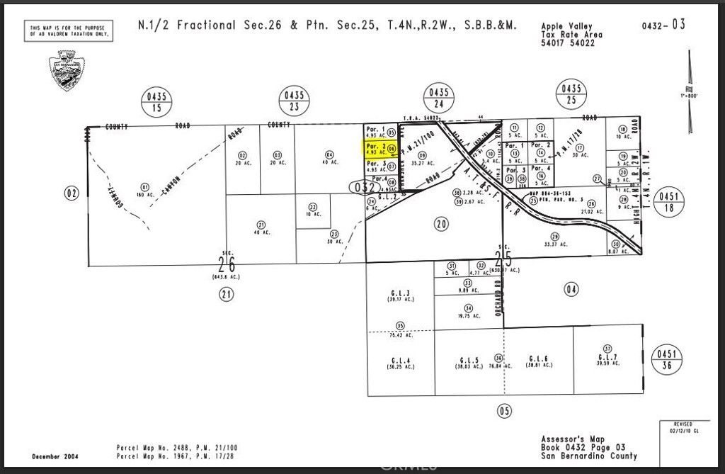 0 Joshua Parcel #0432-032-06 Road Property Photo 8