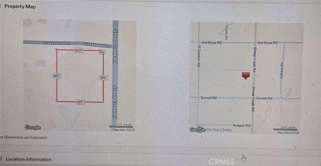 0 Sheep Creek Rd Lane Property Photo 1