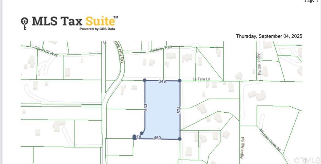 Vacant Lot 65 Olive Hill Rd Property Photo 1