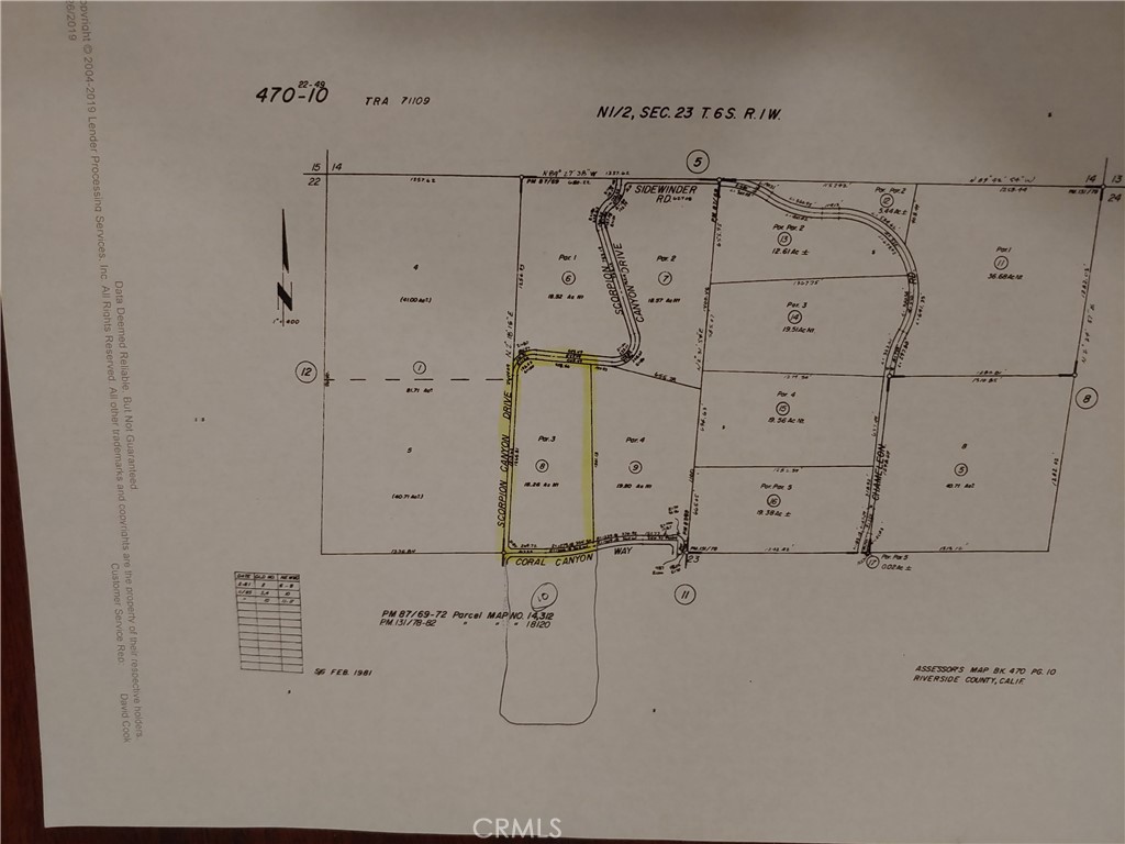 0 LOT 6 Scorpion Canyon Rd Property Photo 1