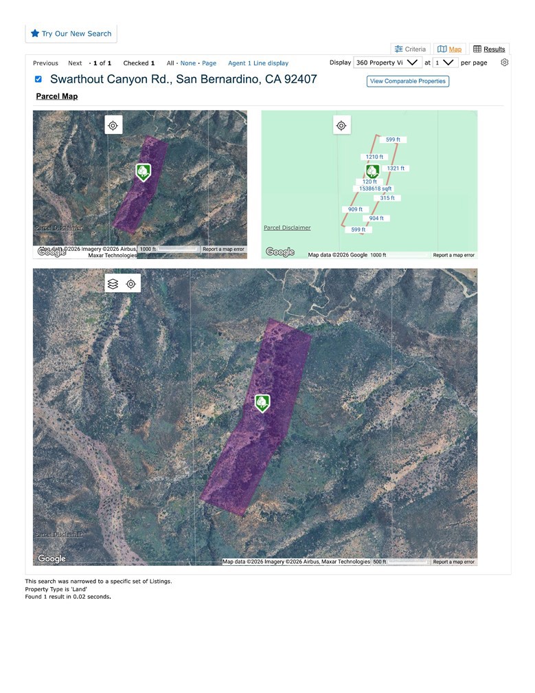 0 Swarthout Canyon Rd. Property Photo 1