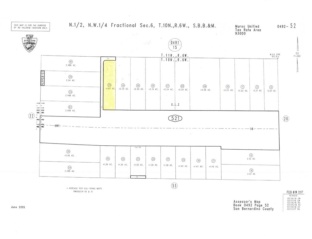 0 Mojave Barstow 58 Highway Property Photo 1