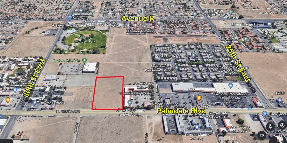 0 E Palmdale Boulevard Property Photo 1