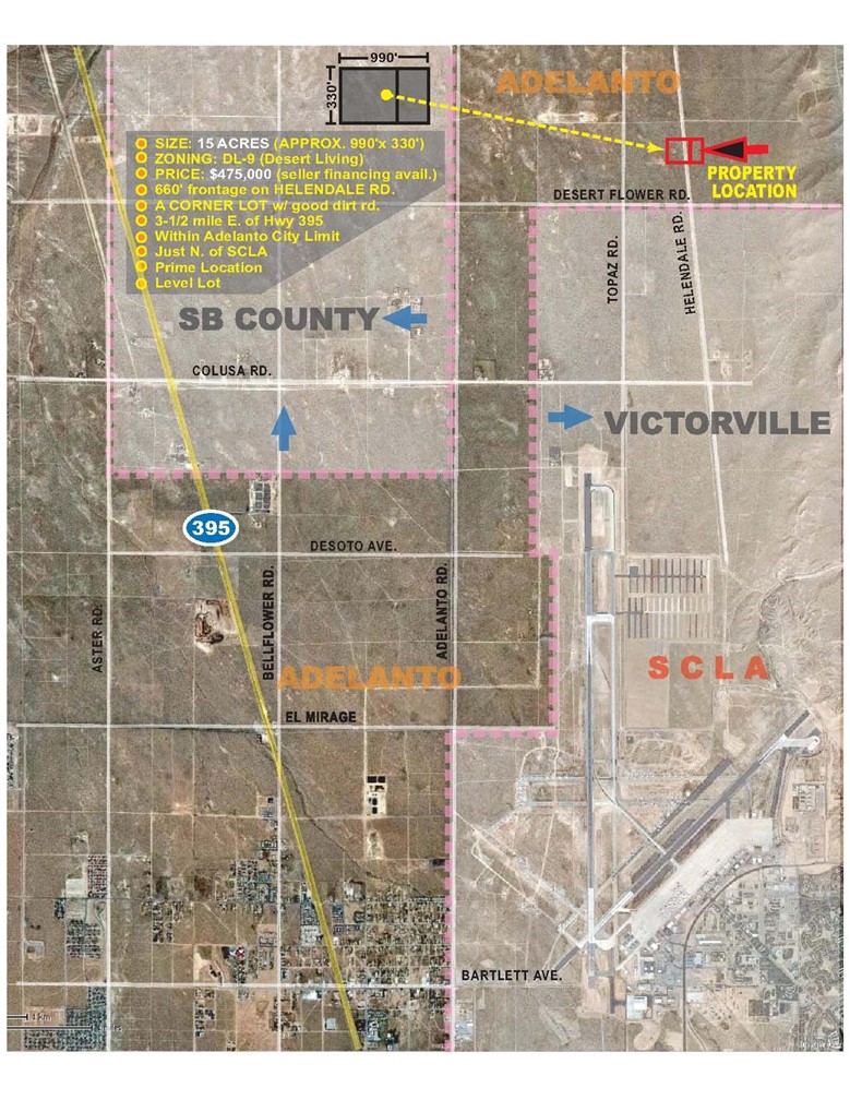 0 Helendale Rd. & Torosa-10 Ac Avenue Property Photo 1