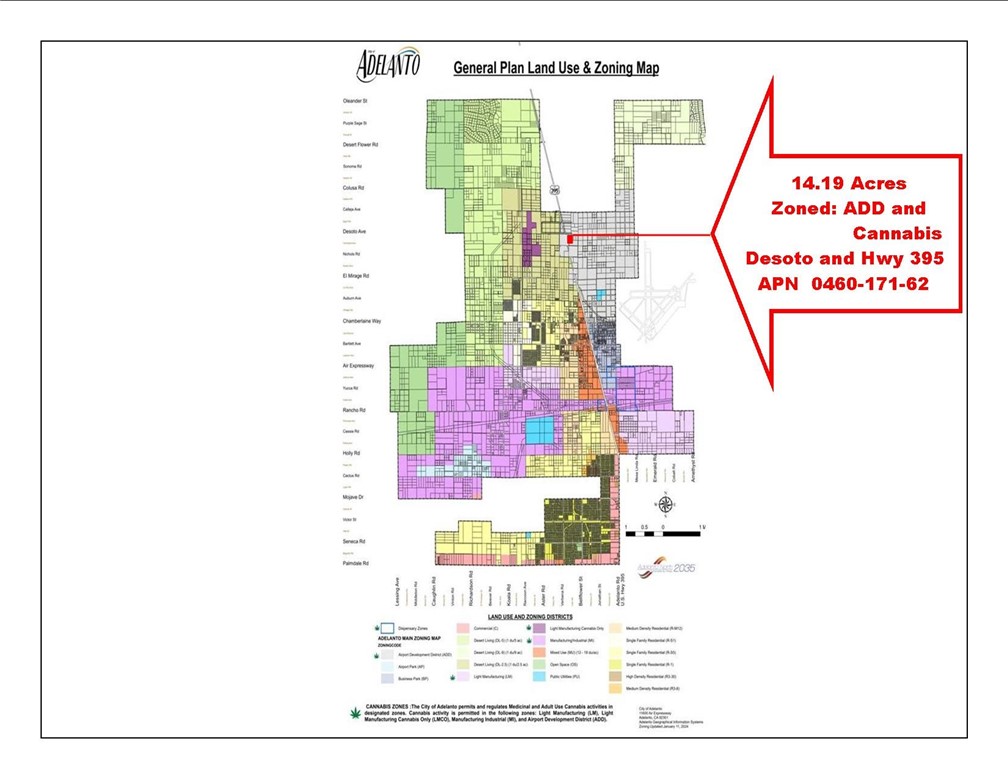 0 Desoto & Hwy 395 - 14.19ac Property Photo 1