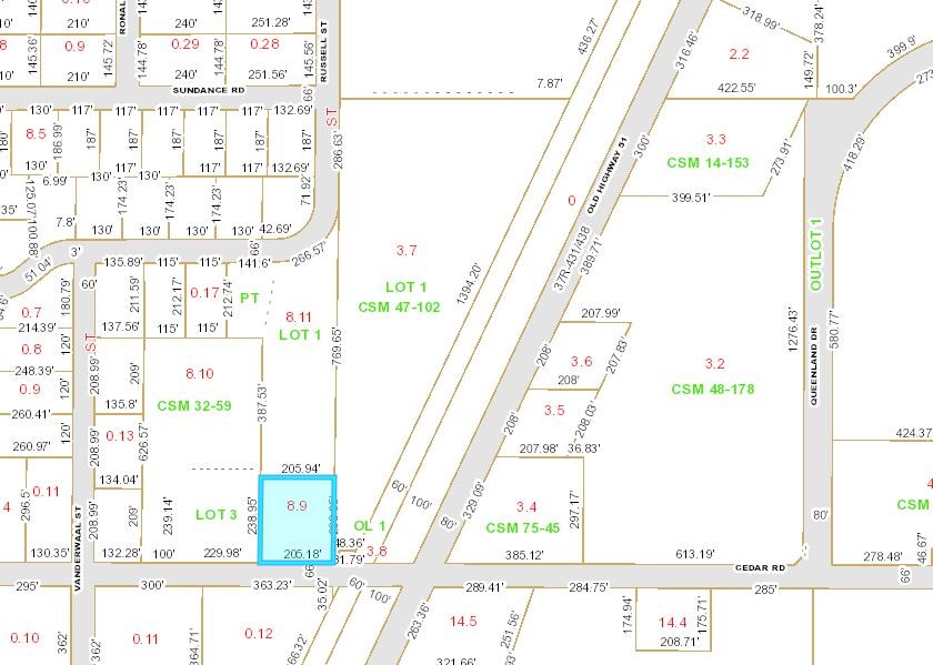 11.33 Ac Old Highway 51 Property Photo 3