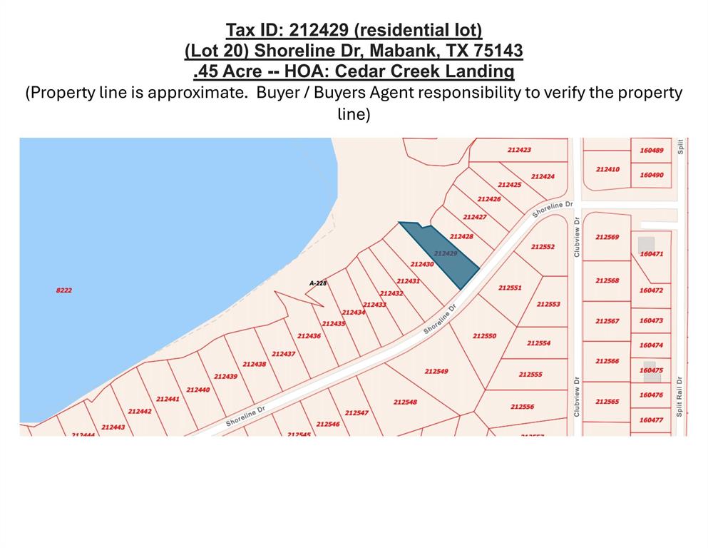 Lot 20 Shore Line Drive Property Photo