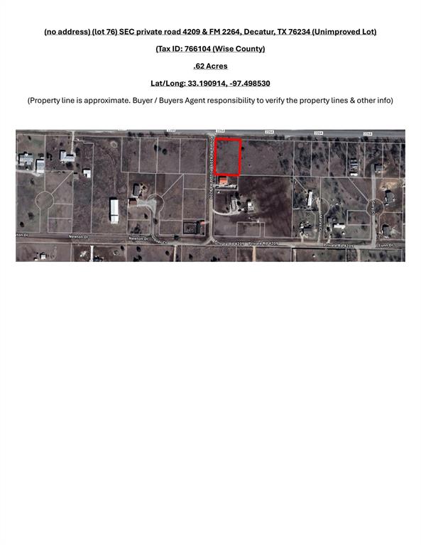 Lot 76 Private Road 4209 & Fm 2264 Property Photo
