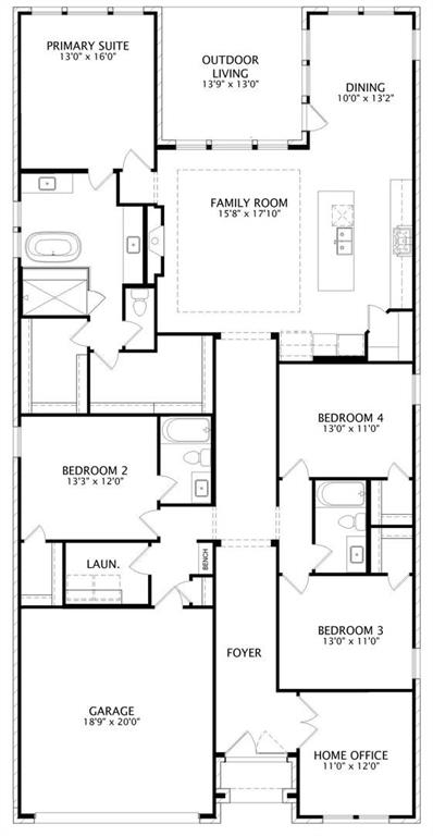 1725 Hillside Stroll Drive Property Photo 4