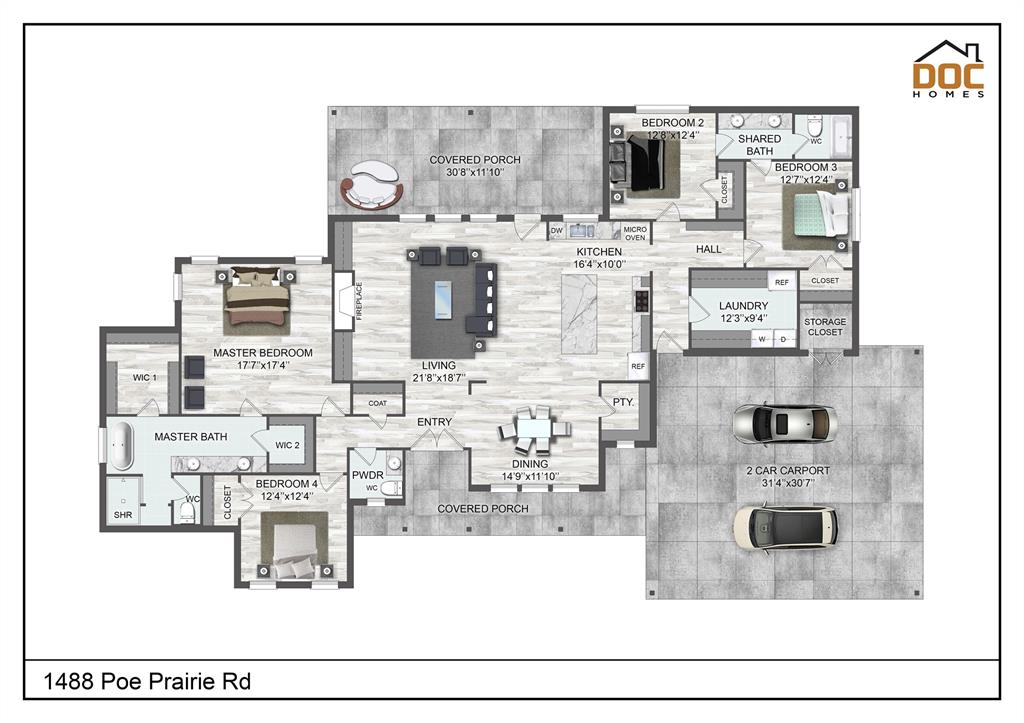 1488 Poe Prairie Road Property Photo 7
