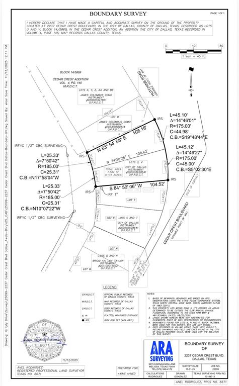 2237 Cedar Crest Lot U & V Boulevard Property Photo 1