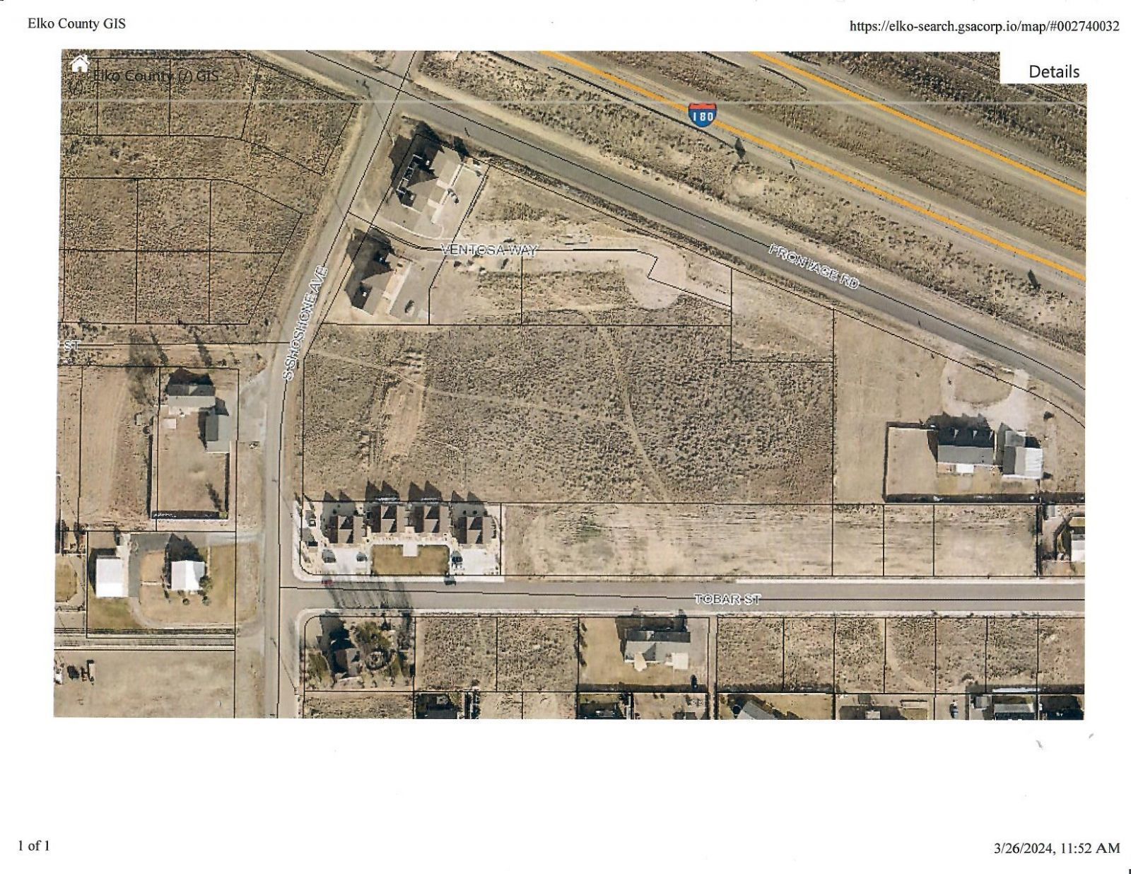 Tbd Shoshone Avenue Property Photo 1
