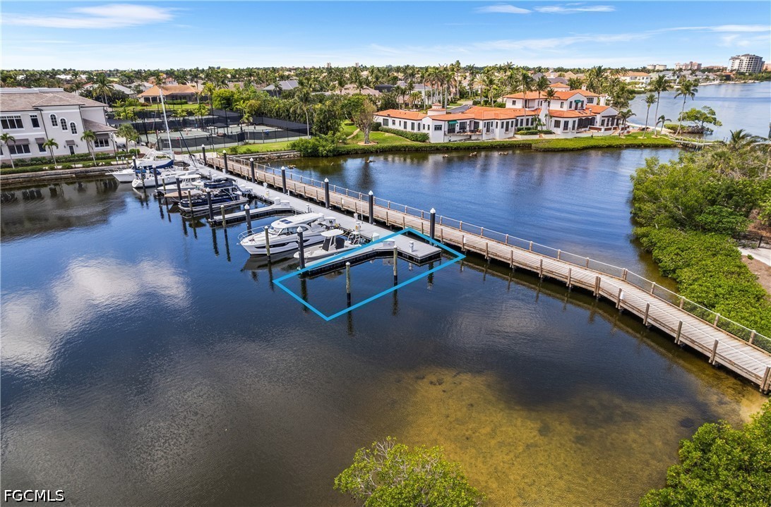 38' Boat Slip A-12 Gulf Harbour Marina Property Photo 4