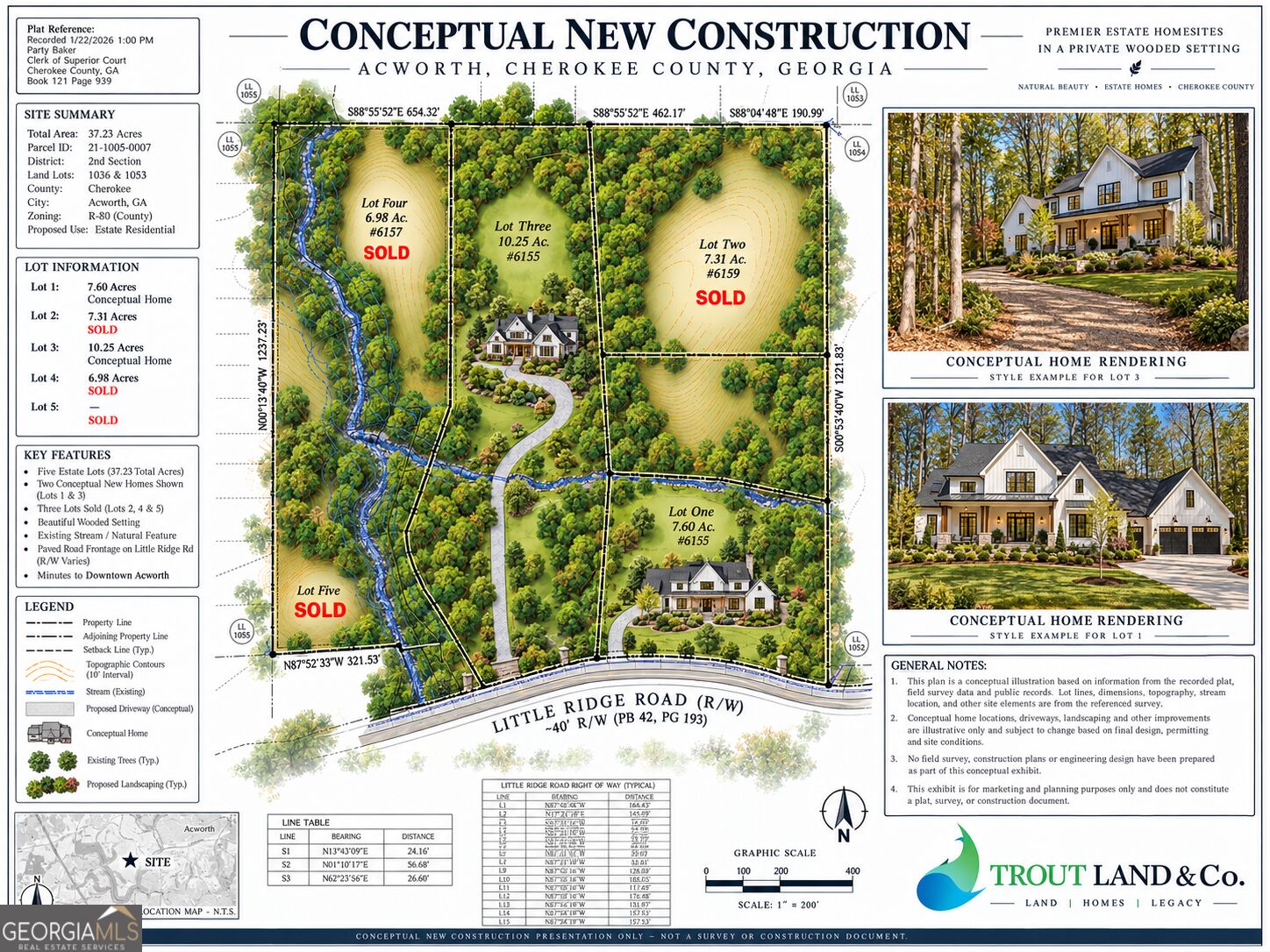 6155 (LOT #1) Little Ridge Road LOT 1 Property Photo 1