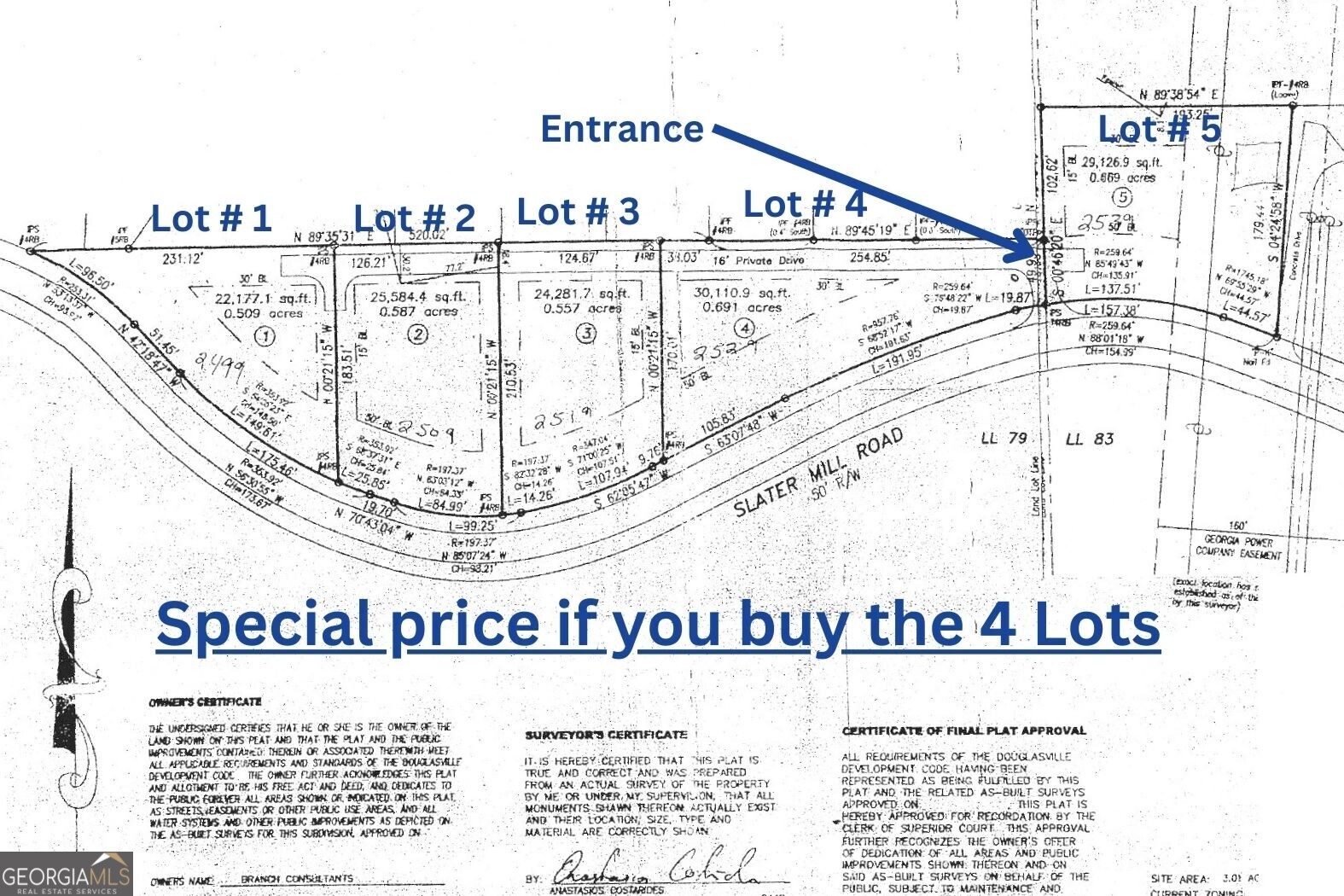 2509 Slater Mill Road Property Photo 1
