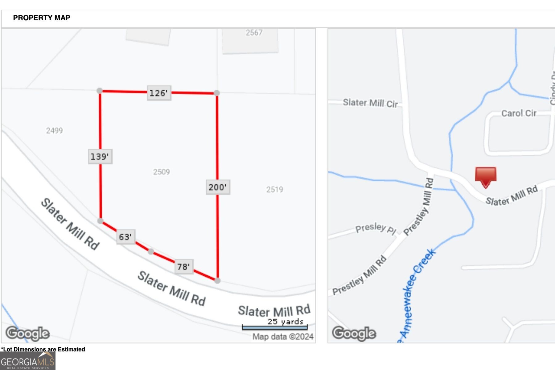 2509 Slater Mill Road Property Photo 2