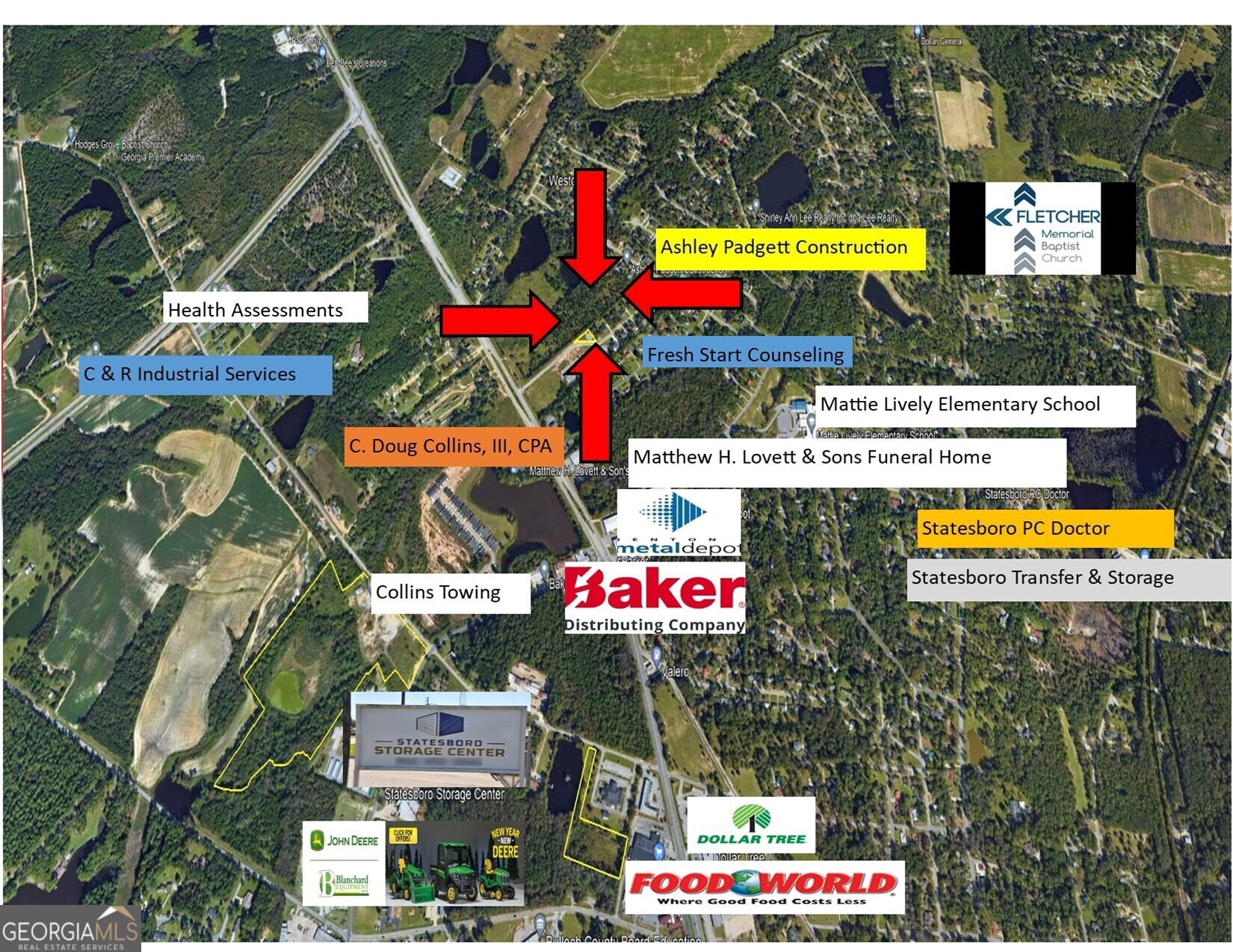 Lot 9 & 10 Myrtle Crossing Drive Property Photo 1