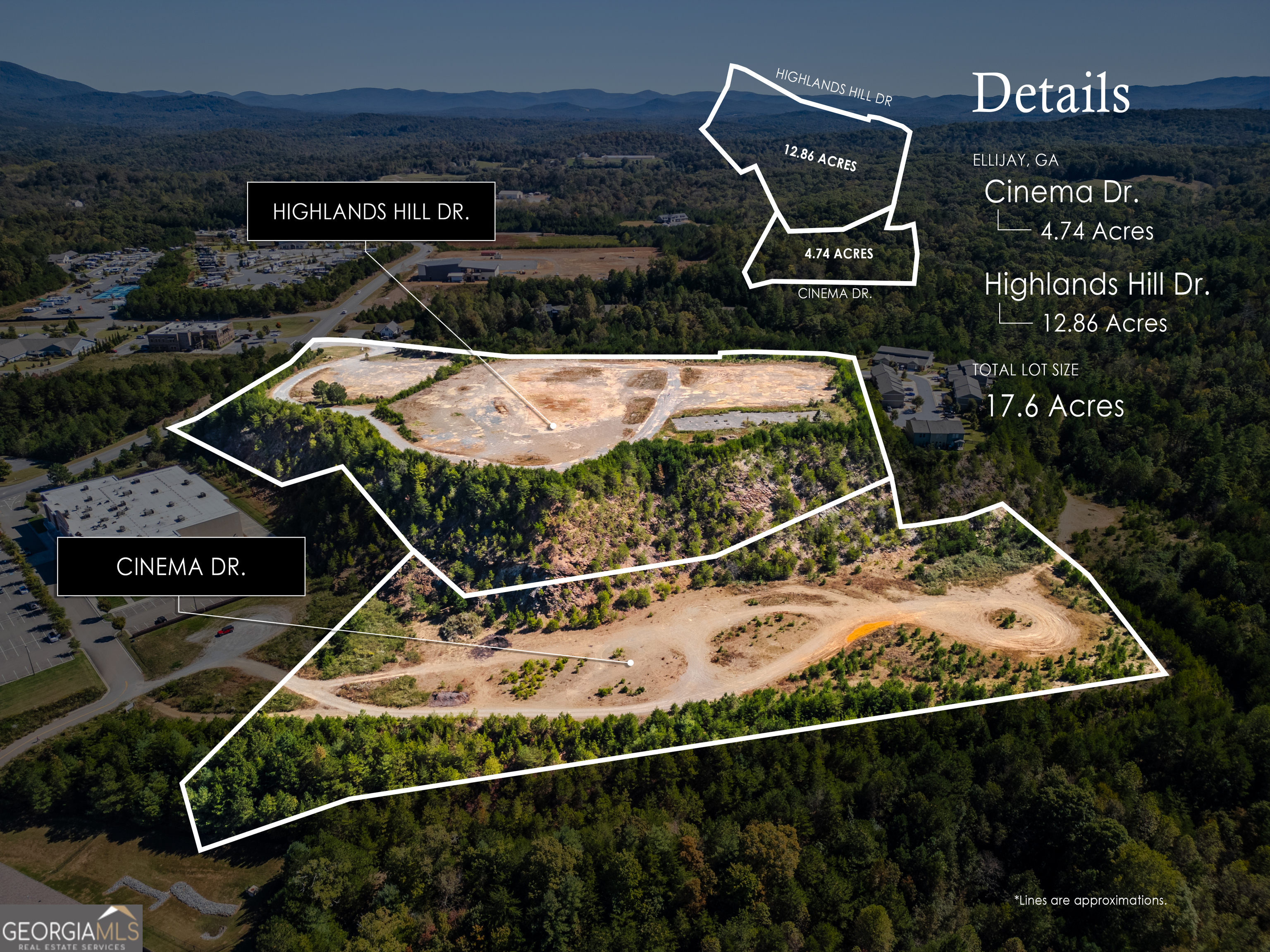 12.86ac Highlands Hill Drive Property Photo 1