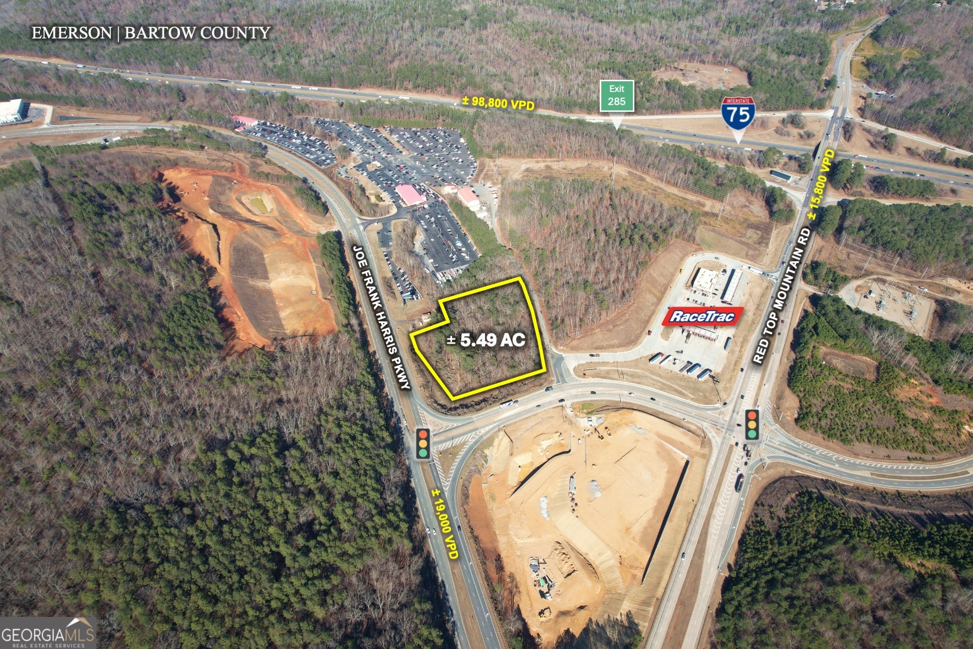 0 Joe Frank Harris Pkwy & Red Top Mountain Road Property Photo 1