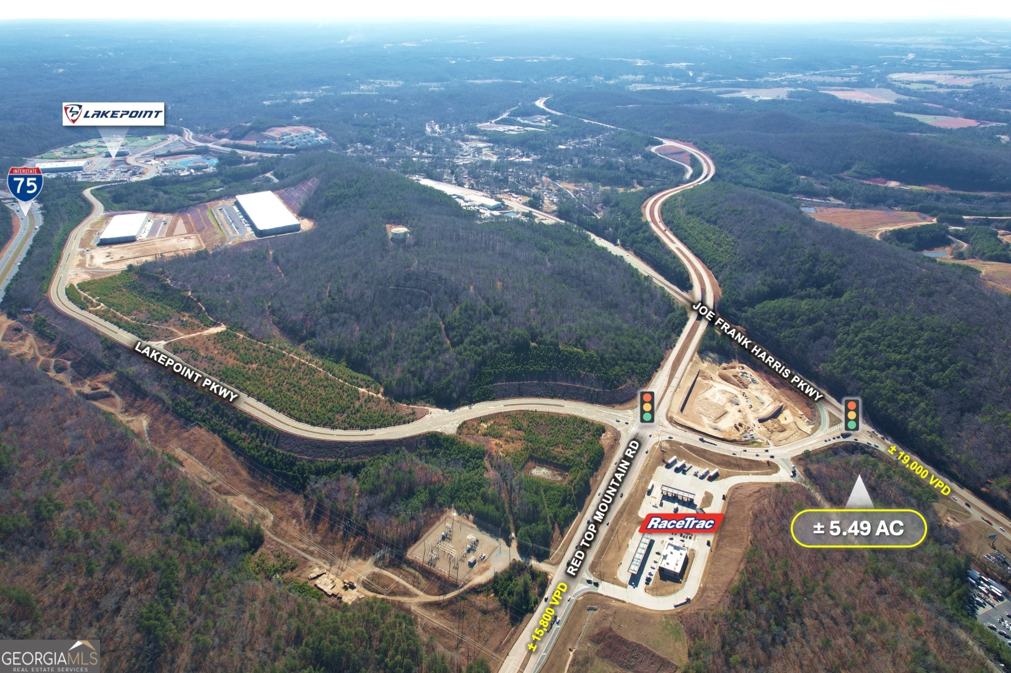 0 Joe Frank Harris Pkwy & Red Top Mountain Road Property Photo 3