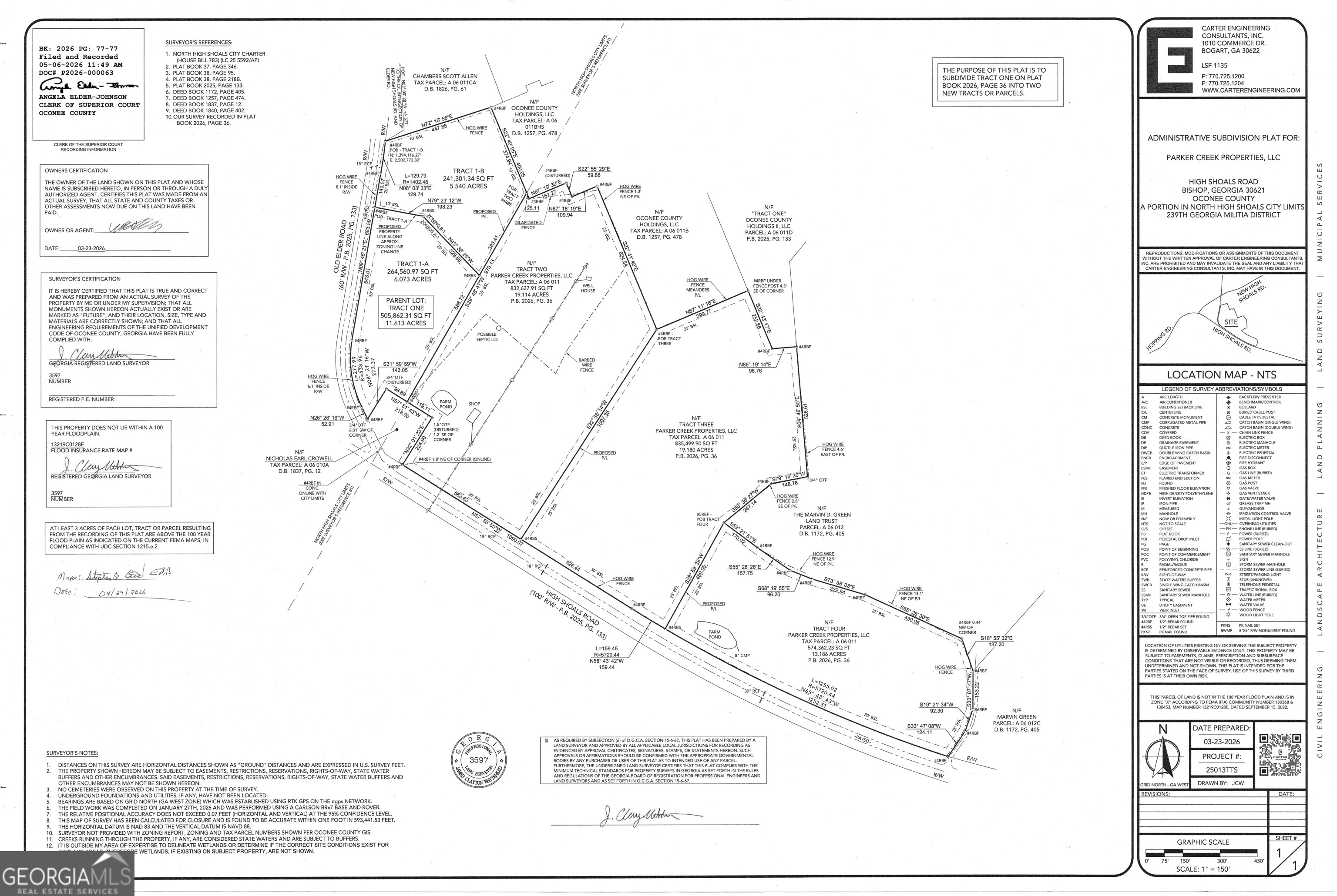 Tract 3 High Shoals Road Property Photo 2