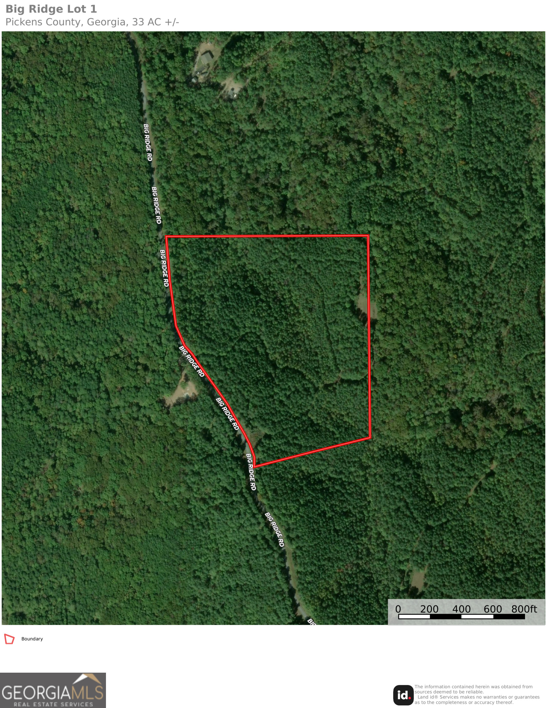 33 Acres Big Ridge Road Property Photo 1
