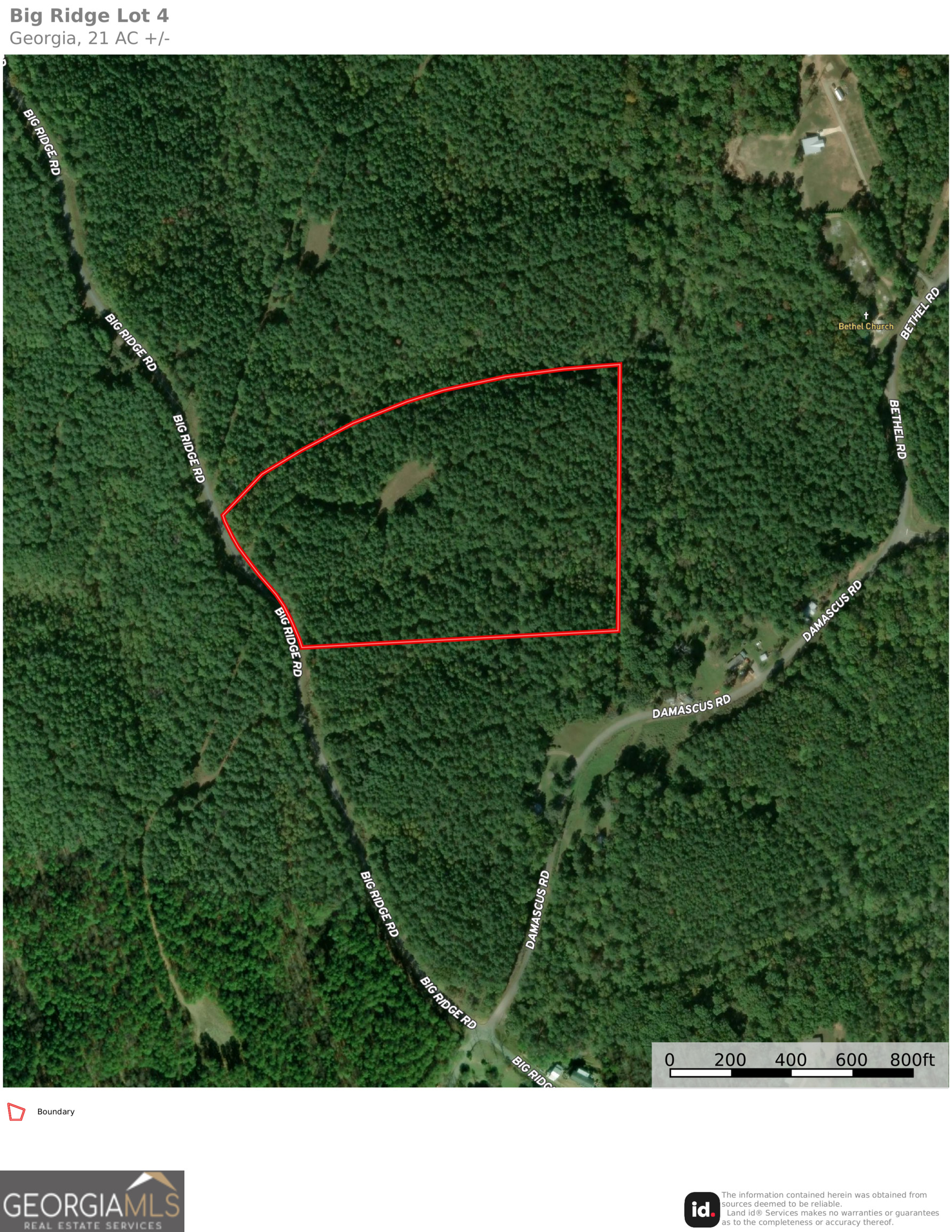 21 Acres Big Ridge Road Property Photo 1