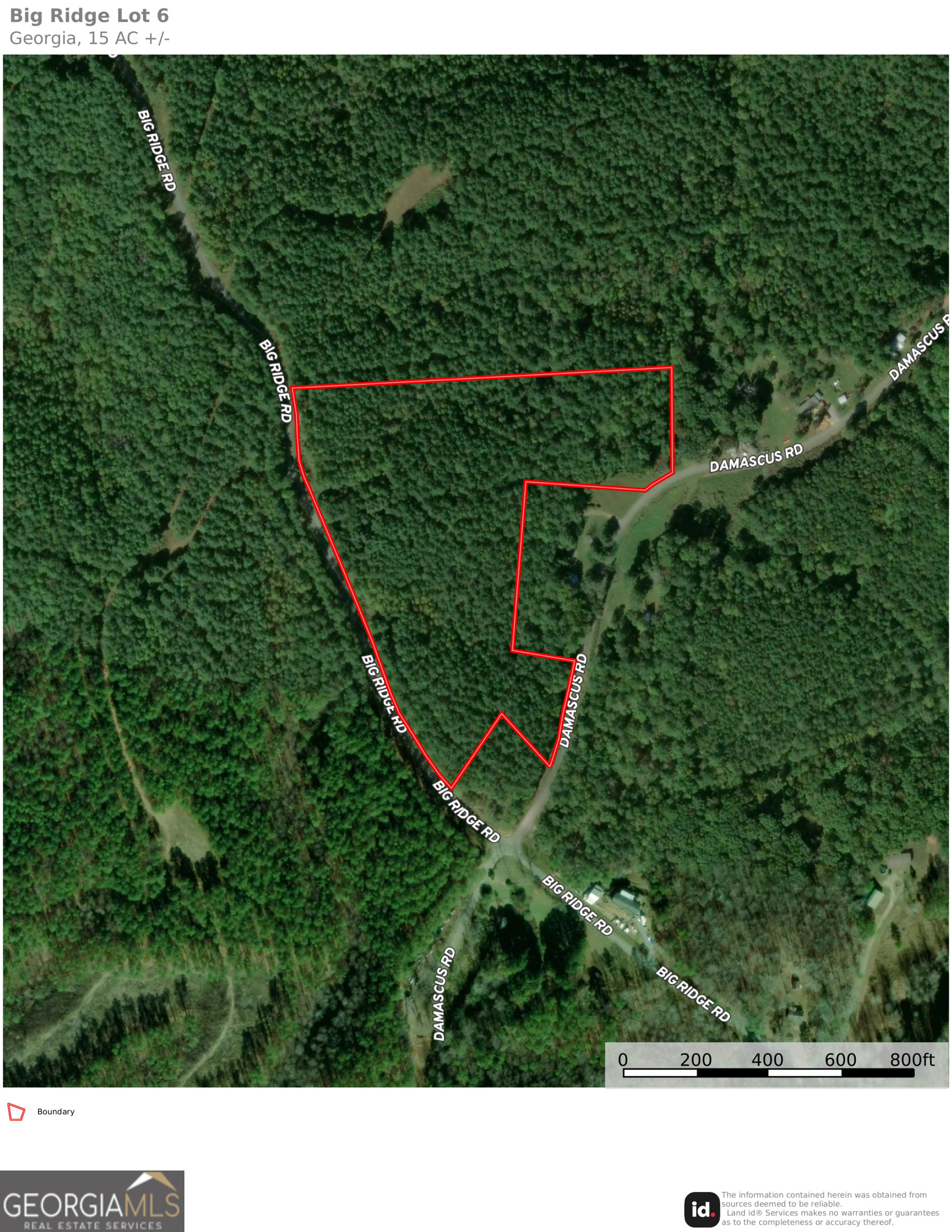 15 Acres Big Ridge Road Property Photo 1