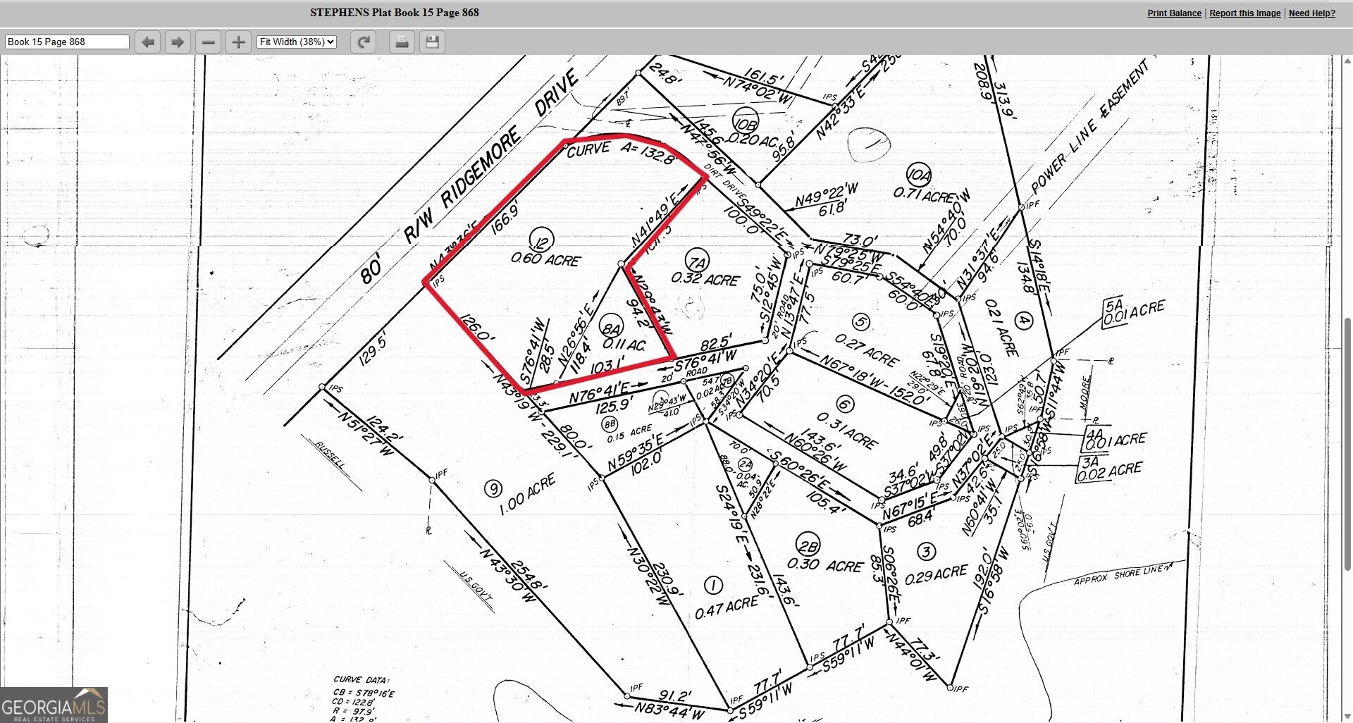 0 Ridgemore Circle Lot 8a Property Photo 6