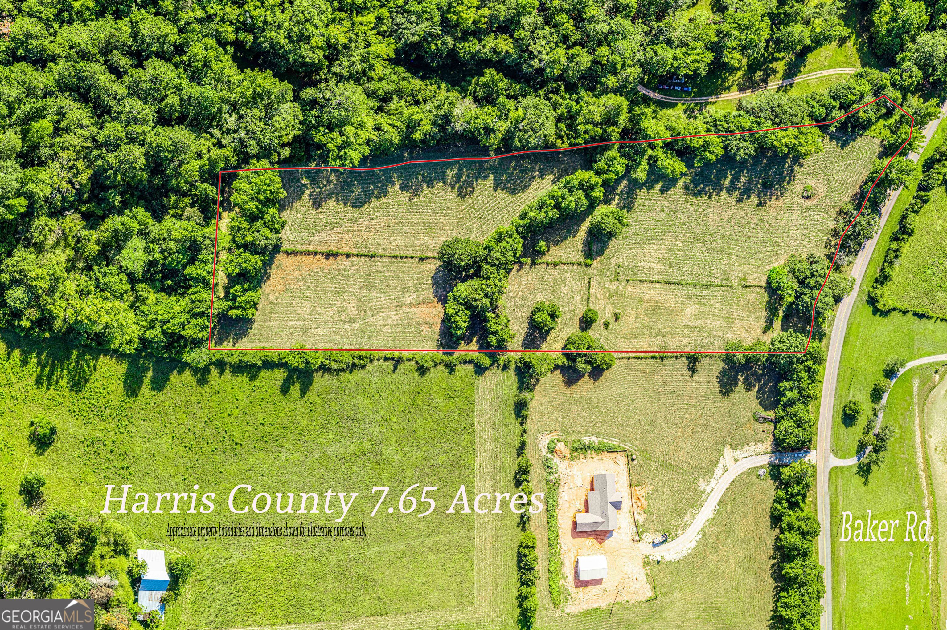 7.65 Acres Baker Road Property Photo 2
