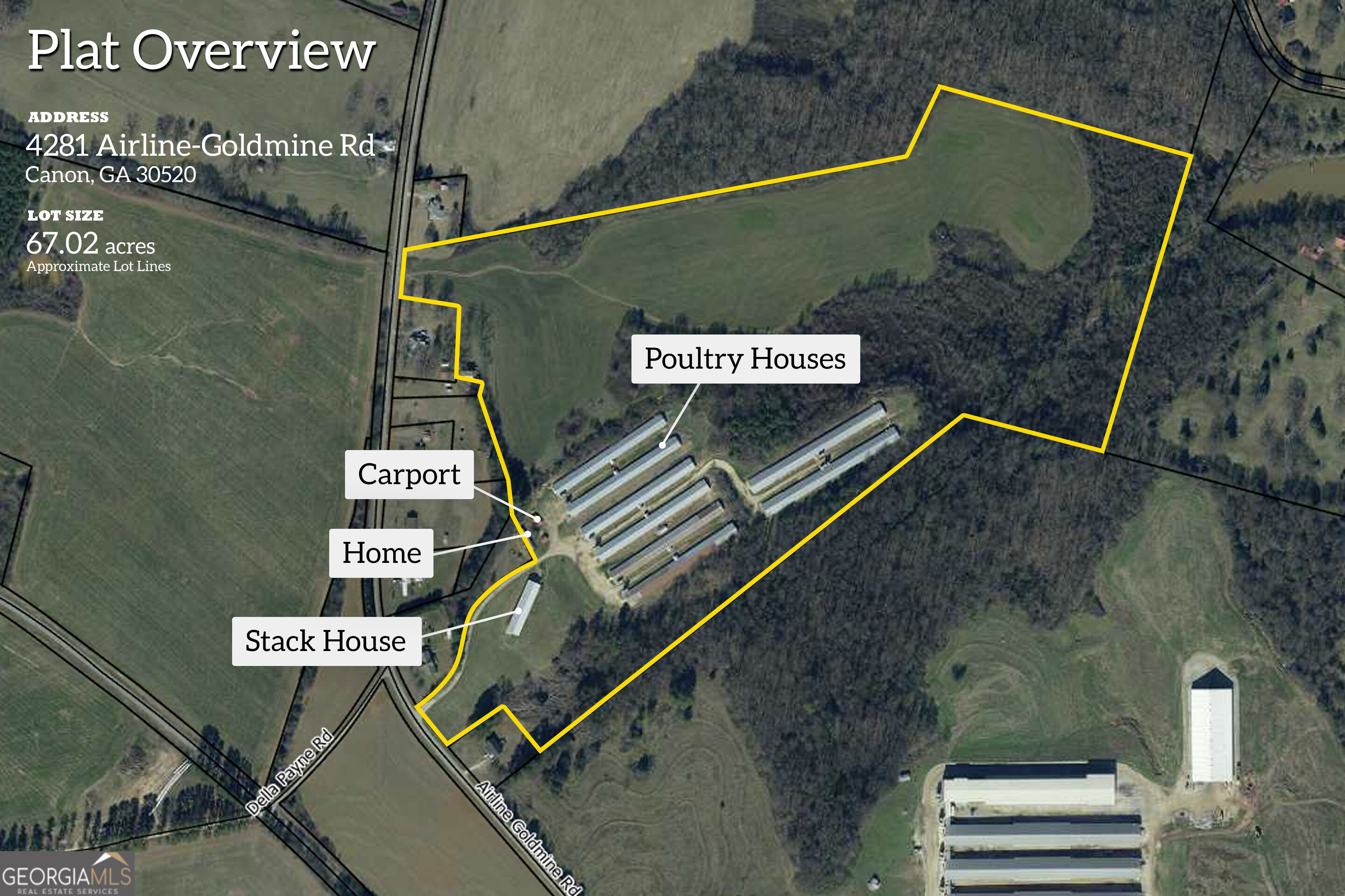 4281 Airline Goldmine Road Property Photo 1