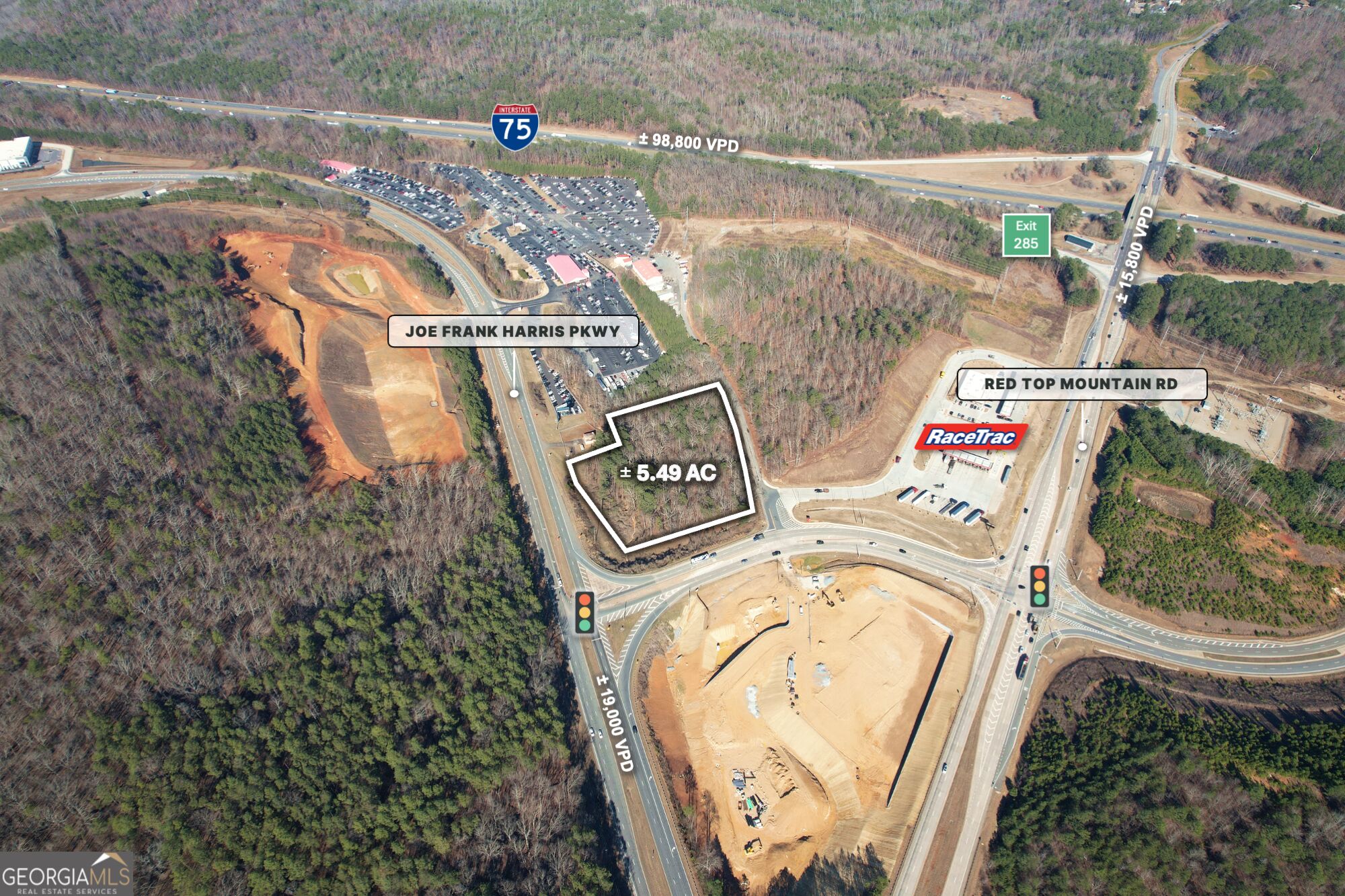 0 Joe Frank Harris Pkwy & Peach Orchard Rd Property Photo 1