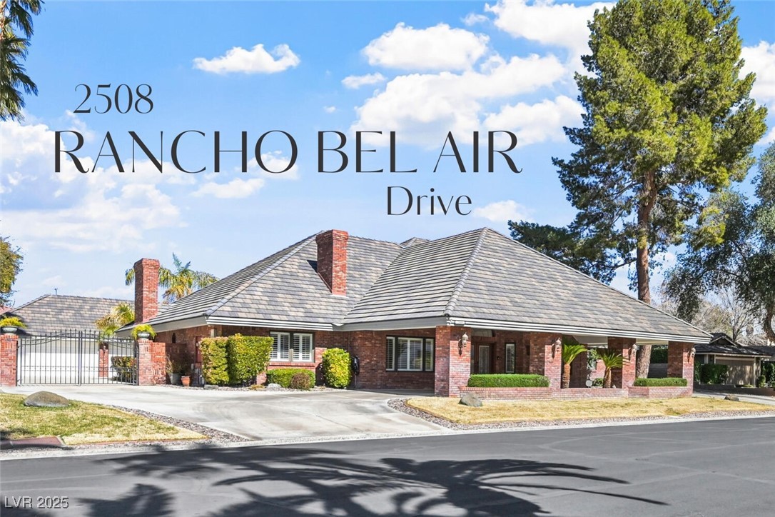 2508 Rancho Bel Air Drive Property Photo 1