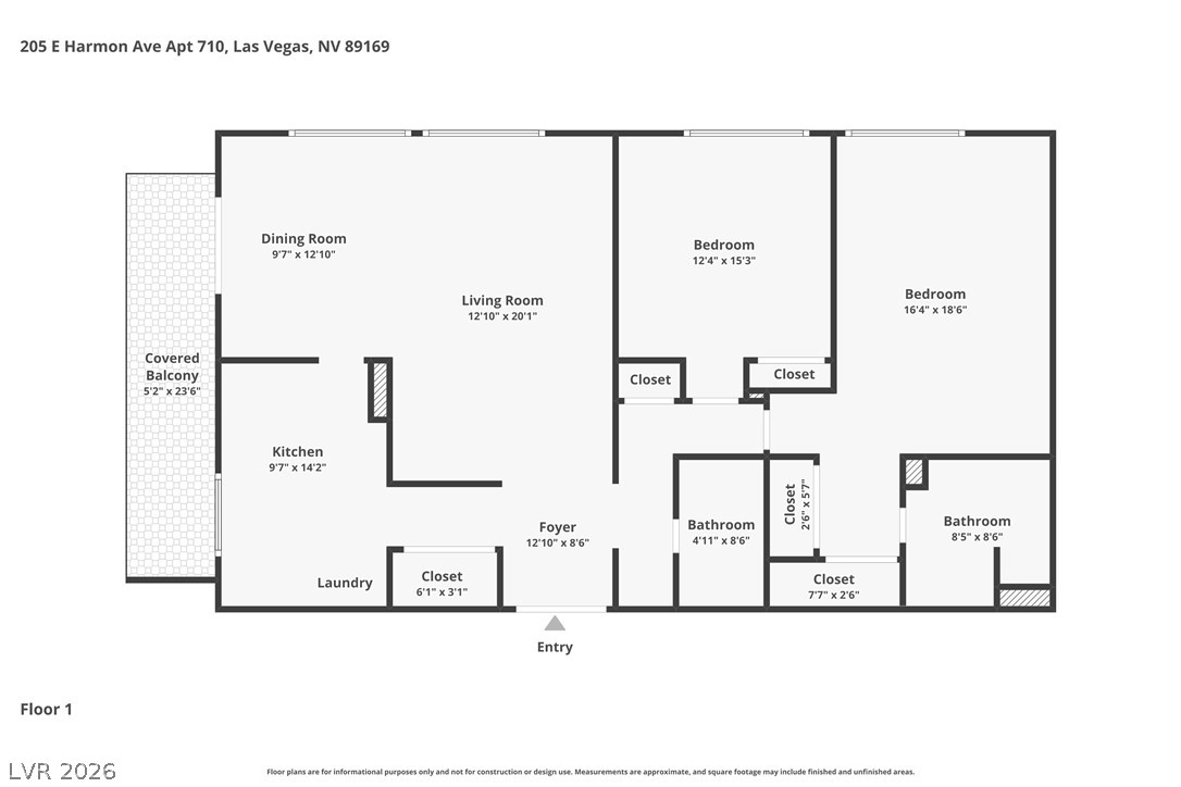 205 East Harmon Avenue 710 Property Photo 50