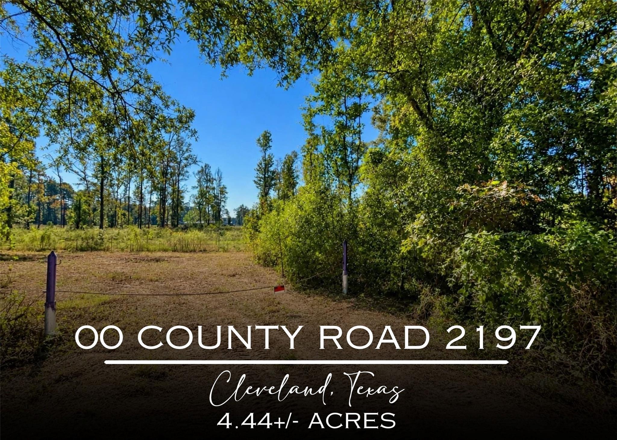 00 County Road 2197, Cleveland Tx 77327 Property Photo 1