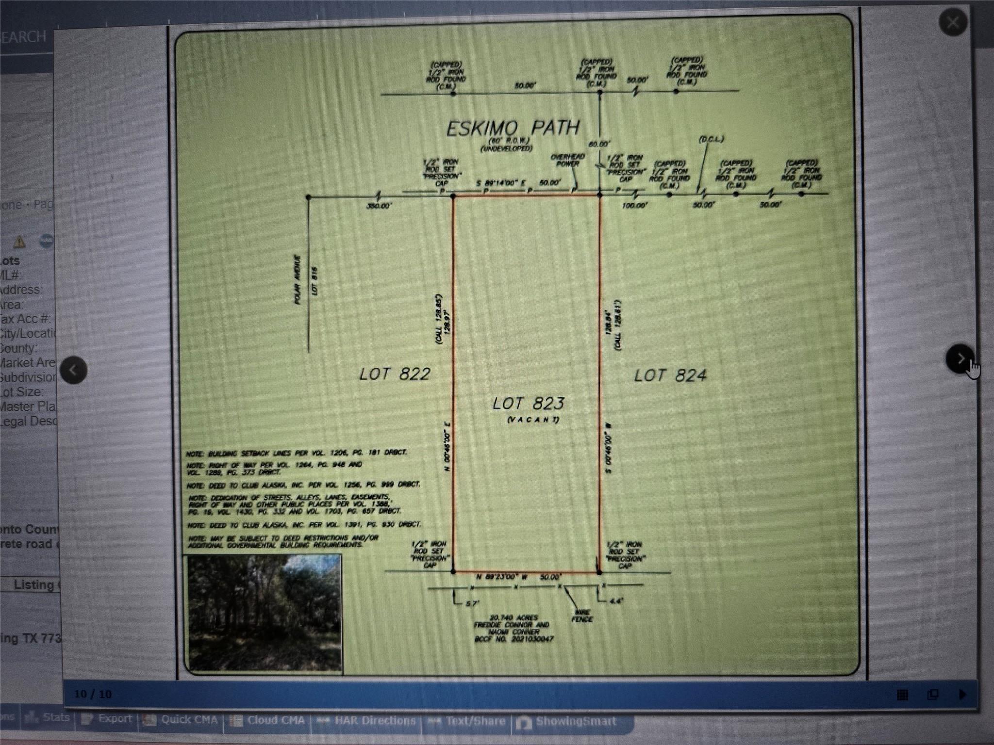 Lot 823 Eskimo Lane/ Path, Angleton TX 77515 Property Photo 1