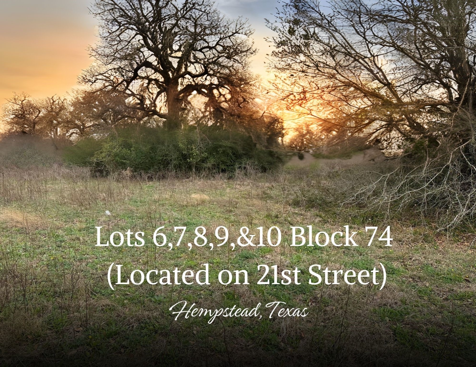 Lots 6,7, 8,9,10 Block 74 Located On 21st Street Property Photo