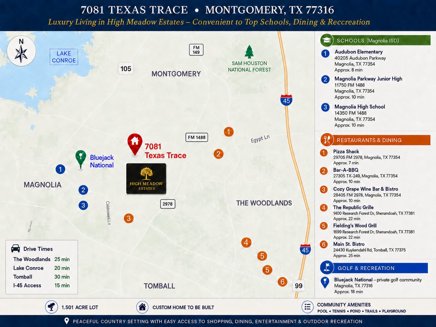 7081 Texas Trace Property Photo 4