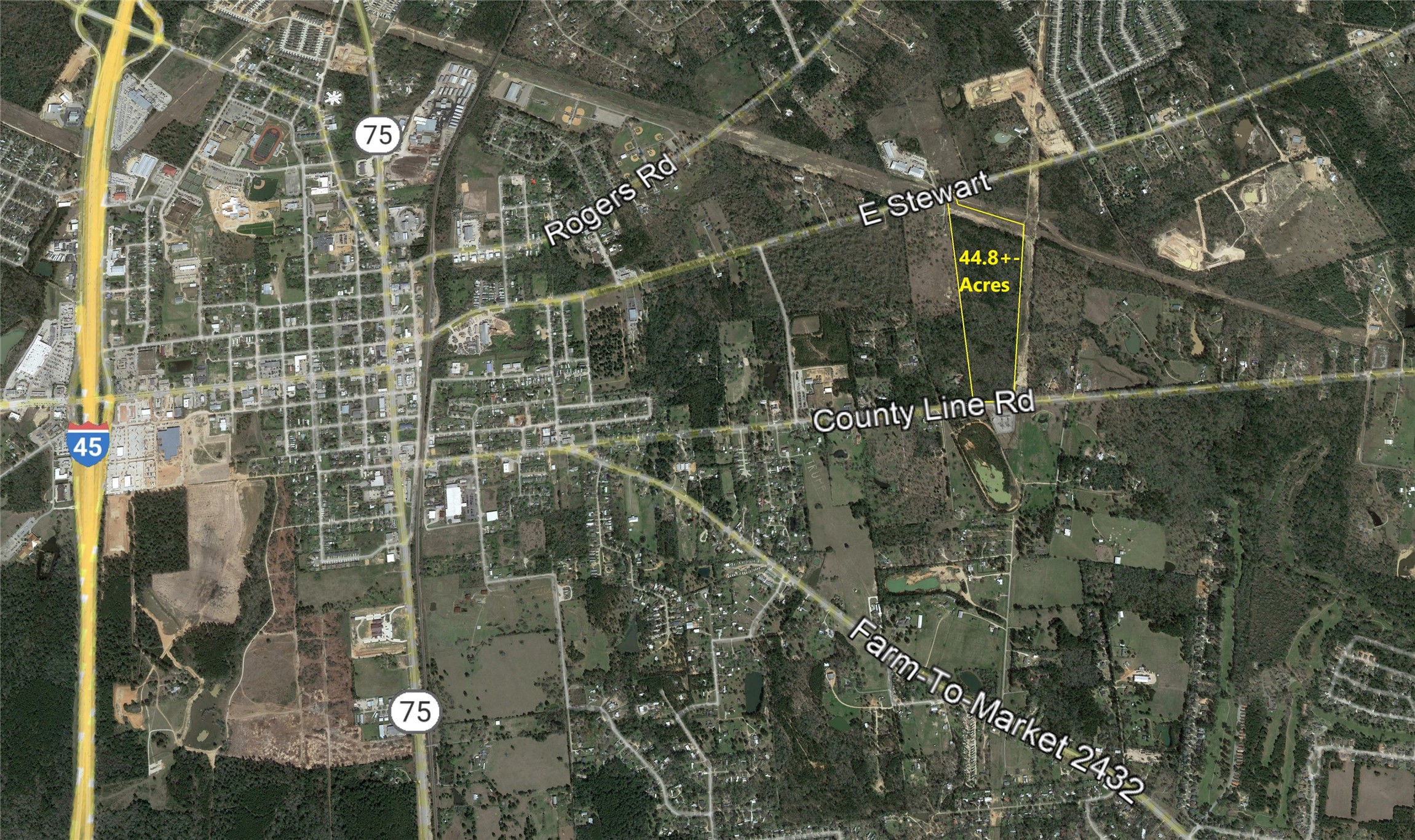 44.8+/- Ac Fm 1097 Road Property Photo 1